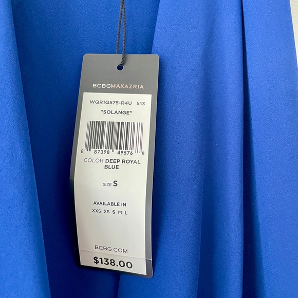 BCBGMAXAZRIA. Solange, Back-Drape Halter Top. - Picture 4 of 5
